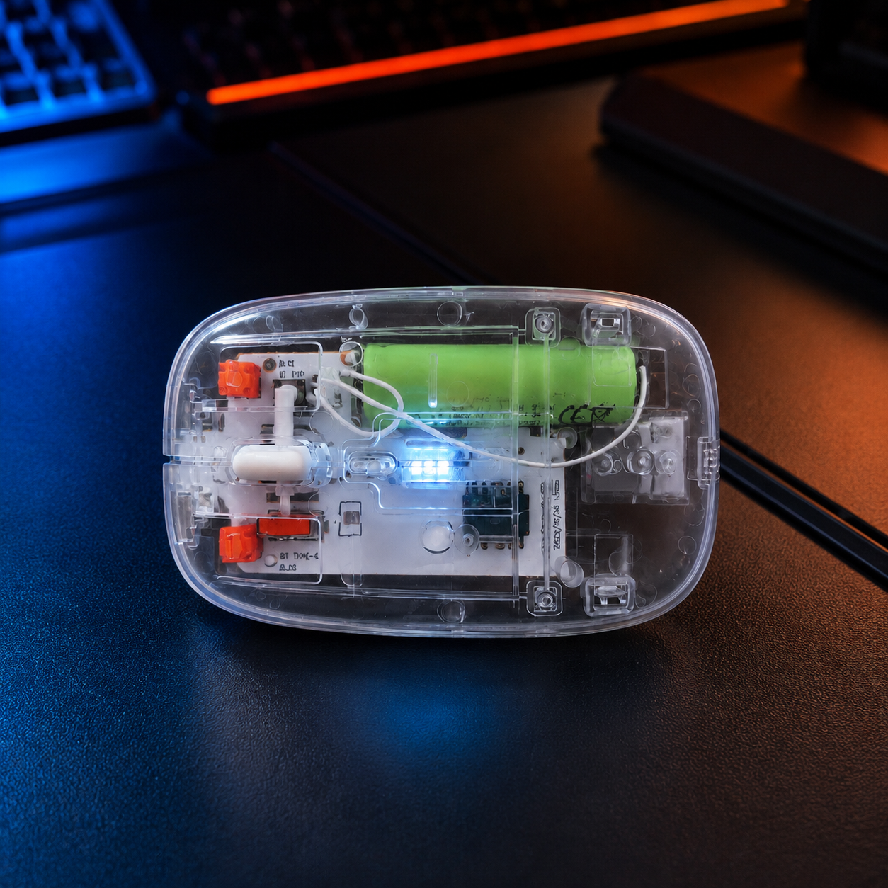 Transparent RGB Gaming Mouse ā Stylish Wired USB Mouse for PC & Laptop