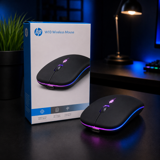 2.4GHz Wireless Optical Mouse USB Rechargeable RGB Cordless Mice For PC Laptops 🖱️✨