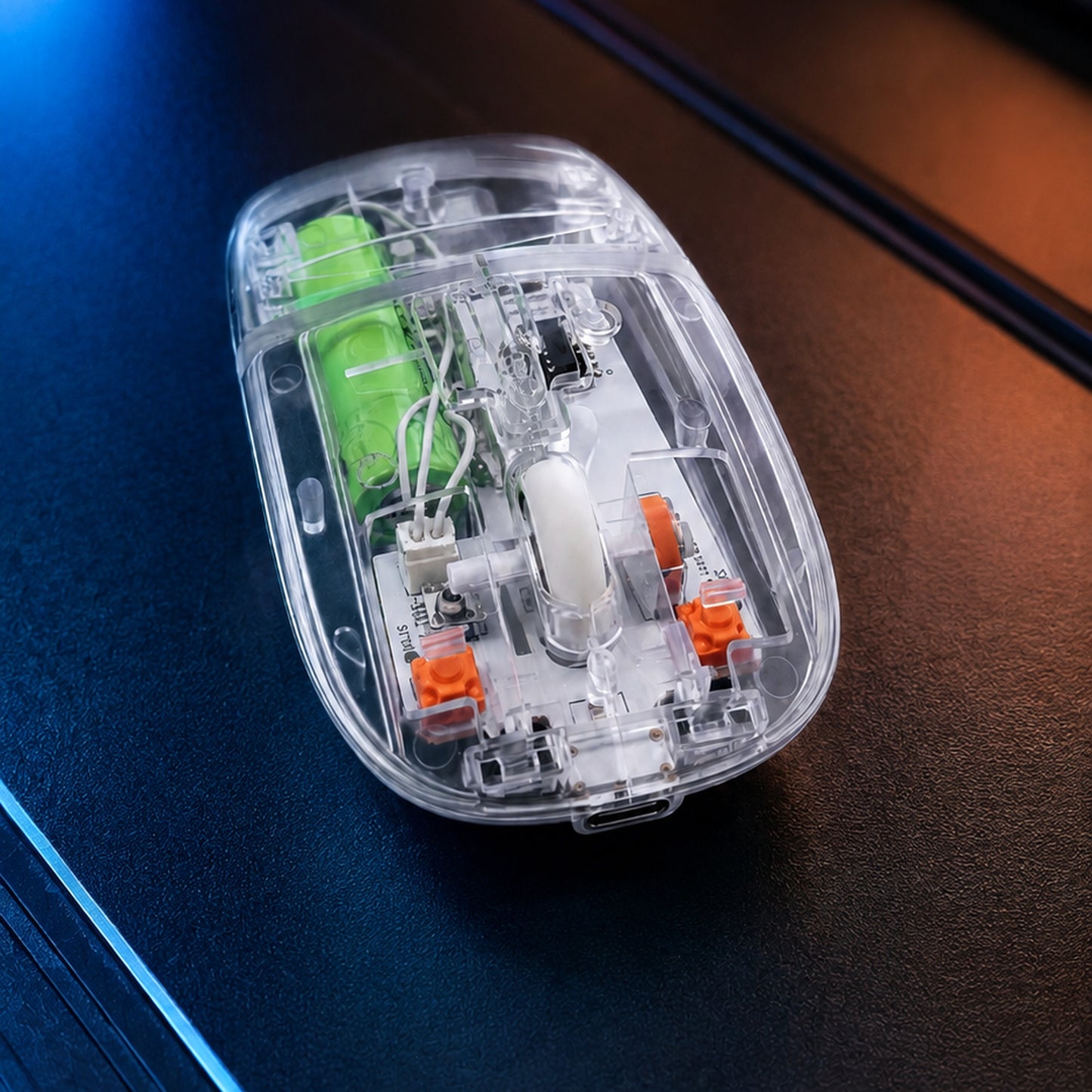 Transparent RGB Gaming Mouse – Stylish Wired USB Mouse for PC & Laptop